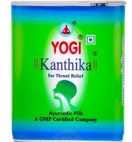 Йоги Кантика при болях в горле , от кашля , 140 гранул. Yogi Kanthika Yogi Ayurveda.