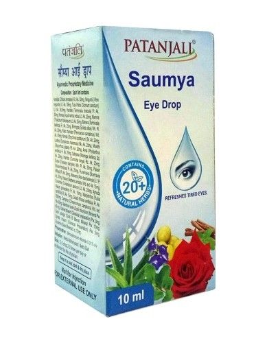 Глазные капли Саумья, 10 мл, Патанджали; Saumya eye drop, 10 ml, Patanjali