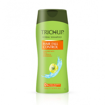 Тричуп шампунь с кондиционером против выпадения волос, 200мл. Trichup Herbal Shampoo Hair Fall Control. -5