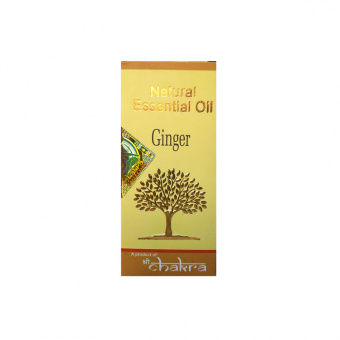 Эфирное натуральное масло Имбирь, Шри Чакра, 10мл. Natural Essential Oil GINGER, Shri Chakra. -5
