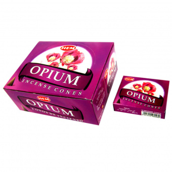 Хем конусы Опиум, 10шт. в уп. HEM cones Opium. -5