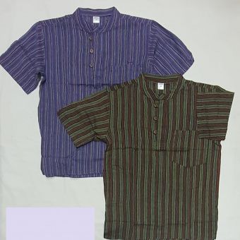Рубашка, хлопок, цвета в ассортименте. Размеры: M- XL. Непал. -5