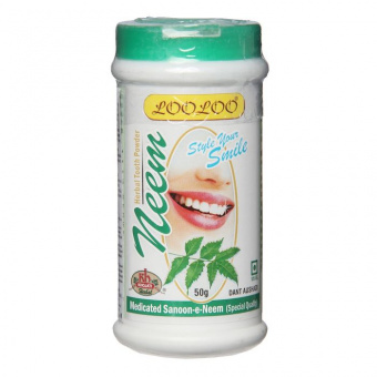 Лулу растительный зубной порошок из листьев Нима (LooLoo Neem), 50г. -5