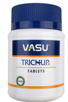Тричуп против выпадения 60 шт. в упаковке (Trichup Hair Vitaliser 60 tab.) Vasu, -5