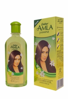 Дабур масло для сухих и поврежденных волос Амла Жасмин, 200 мл. Dabur Amla Jasmin Hair Oil. -5