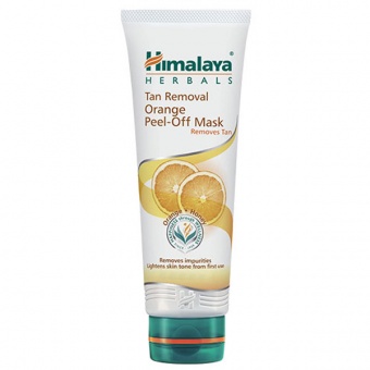 Хималая маска-пленка для лица Апельсин, 50г. Himalaya Herbals Tan Removal Orange Peel-Off Mask. -5