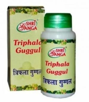 Трифала Гуггул 300шт.в уп. Шри Ганга; Triphala Guggul,  Shri Ganga Pharmacy -5