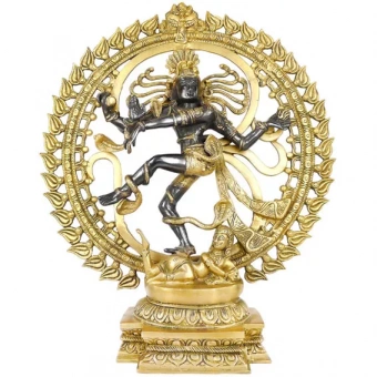 Натрадж Шива статуя бронза 510*440*105мм -5