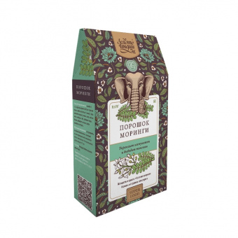 Моринга порошок из листьев (Moringa Leaf Powder) натуральный травяной растительный сбор 100 г -5