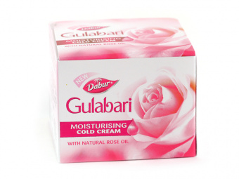 Дабур увлажняющий крем для лица с маслом Розы, 30г. Dabur Gulabari Cream.  -5